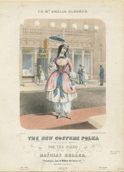 “Bloomer Costume Polka” score