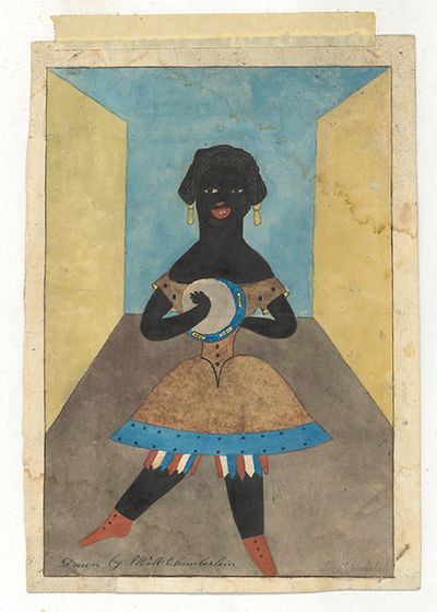 Dancer with tambourine